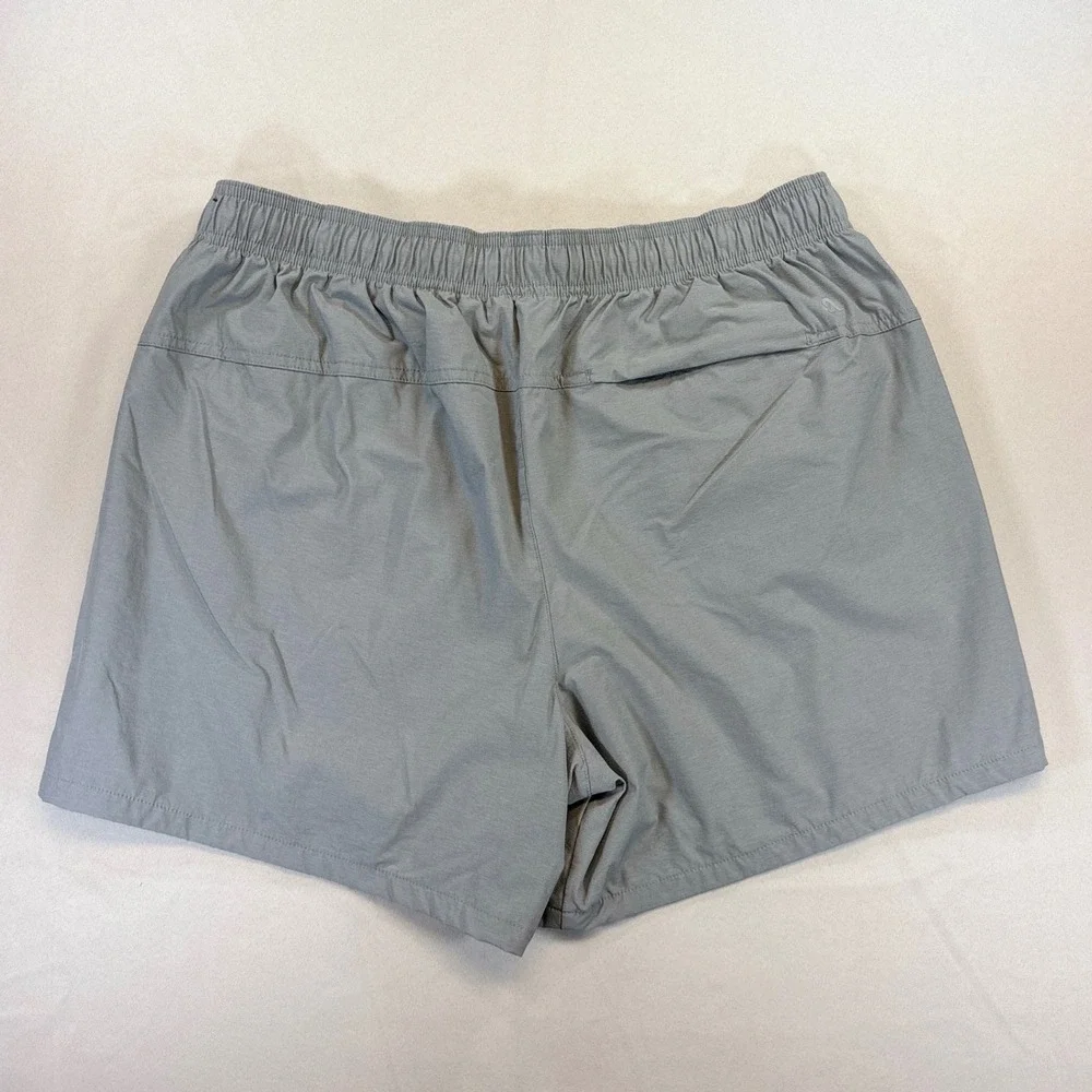 Men's Athletic Drawstring Shorts - Light Gray